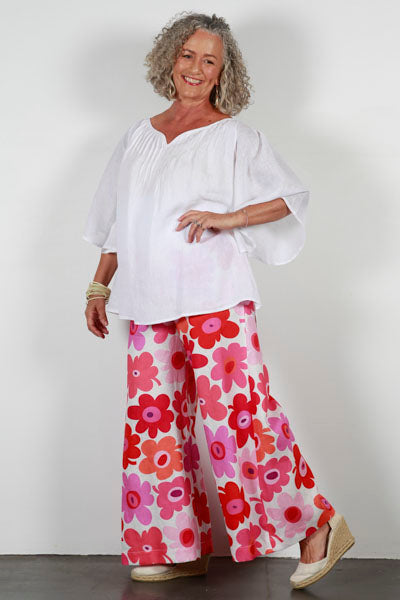 1373 Soft Top Linen Pants