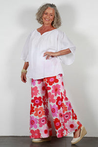 1373 Soft Top Linen Pants