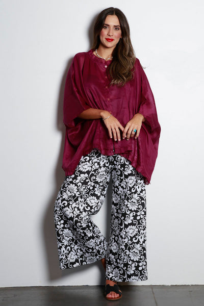 1373 Soft Top Linen Pants