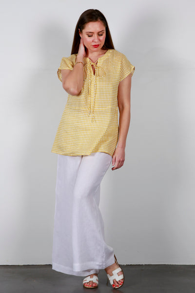 1373 Soft Top Linen Pants