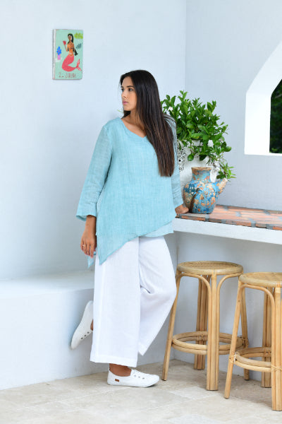 1373 Soft Top Linen Pants